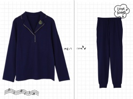 Airline Woman Sleeping Suit with Bag